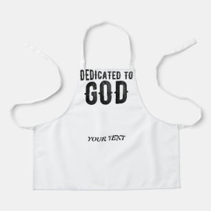 DEDICATED TO GOD  COOL BLACK TEKST SCHORT