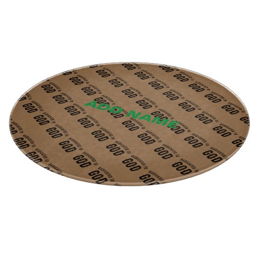 DEDICATED TO GOD COOL  BLACK TEKST SNIJPLANK (Hoek)