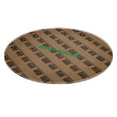 DEDICATED TO GOD COOL BLACK TEKST SNIJPLANK (Hoek)