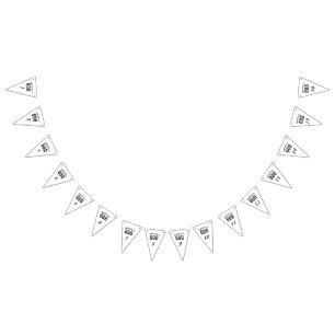 DEDICATED TO GOD COOL  BLACK TEKST VLAGGETJES