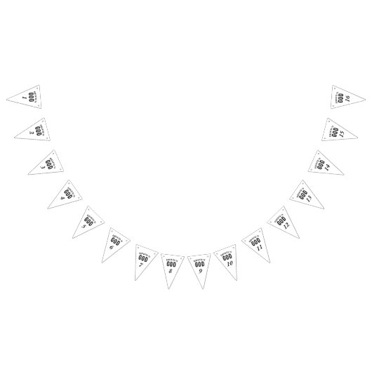 DEDICATED TO GOD COOL  BLACK TEKST VLAGGETJES (Alle)