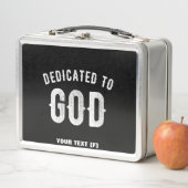 DEDICATED TO GOD COOL WHITE TEKST (In situ)