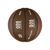 DEDICATED TO GOD COOL  WHITE TEKST BASKETBAL (Verticaal)