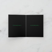 DEDICATED TO GOD COOL WHITE TEKST BEDANKKAART (Binnen)