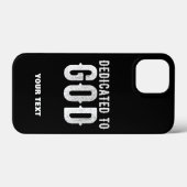 DEDICATED TO GOD COOL  WHITE TEKST Case-Mate iPhone CASE (Achterkant (horizontaal))
