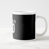 DEDICATED TO GOD COOL  WHITE TEKST GROTE KOFFIEKOP (Rechts)