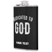 DEDICATED TO GOD COOL WHITE TEKST HEUPFLES (Links)