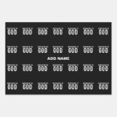 DEDICATED TO GOD COOL  WHITE TEKST INPAKPAPIER VEL (Voorkant 2)