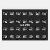 DEDICATED TO GOD COOL WHITE TEKST INPAKPAPIER VEL (Voorkant 3)