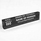 DEDICATED TO GOD COOL WHITE TEKST NAAMBORDJE