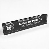 DEDICATED TO GOD COOL WHITE TEKST NAAMBORDJE