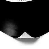 DEDICATED TO GOD  COOL WHITE TEKST PERFECT POSTER (Hoek)