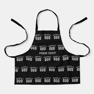 DEDICATED TO GOD  COOL WHITE TEKST SCHORT