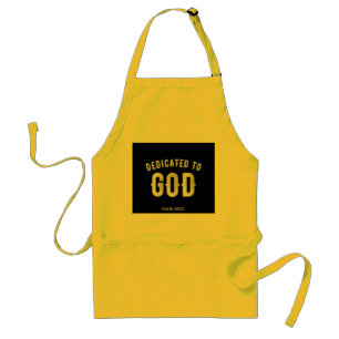 DEDICATED TO GOD COOL WHITE TEKST STANDAARD SCHORT