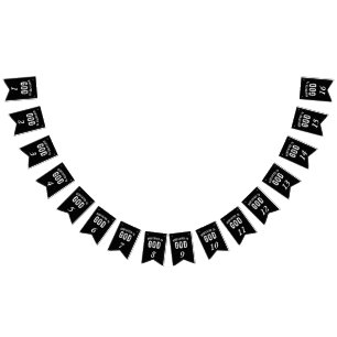 DEDICATED TO GOD  COOL WHITE TEKST VLAGGETJES