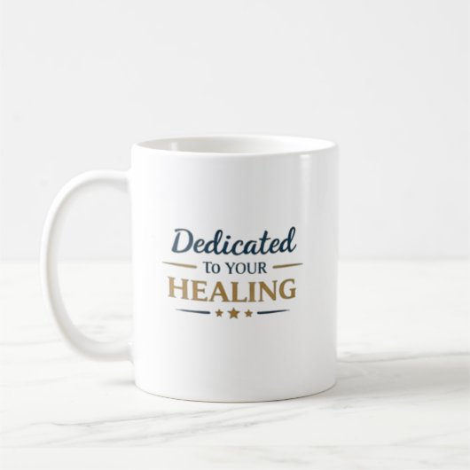 Dedicated to Your Healing Personalized Koffiemok (Links)