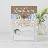 Dedicatie bedankt je kaart, religieus bedankt jong (Staand voorkant)