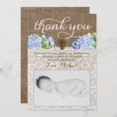 Dedicatie bedankt je kaart, religieus bedankt jong (Voorkant / Achterkant)