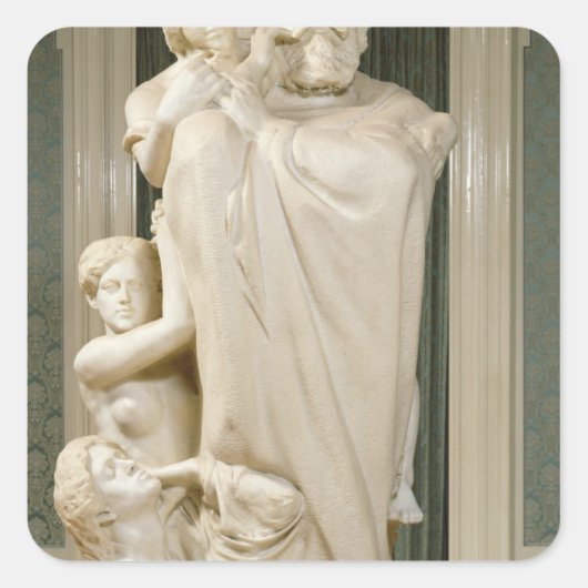 Dedication to Brahms, 1909 Vierkante Sticker (Voorkant)