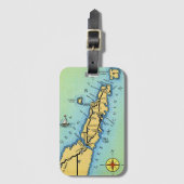 Dedoor County Wisconsin Bagagelabel (Voorkant (verticaal))