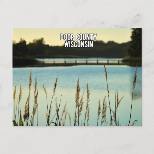 Dedoor County Wisconsin Feestdagenkaart (Voorkant)