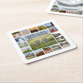 Dedoor County Wisconsin Kartonnen Onderzetters