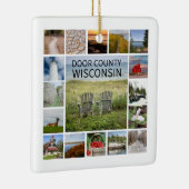 Dedoor County Wisconsin Keramisch Ornament (Rechts)