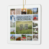 Dedoor County Wisconsin Keramisch Ornament (Links)