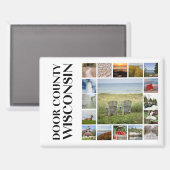 Dedoor County Wisconsin Magneet (Voorkant / Achterkant)
