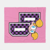 Dee Dee Athletic Letters Graphic Fleece Deken (Voorkant (Horizontaal))