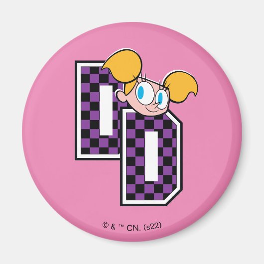 Dee Dee Athletic Letters Graphic Magneet (Voorkant)