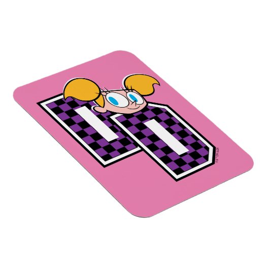 Dee Dee Athletic Letters Graphic Magneet (Rechterzijde)