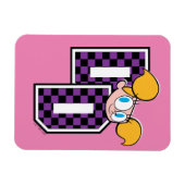 Dee Dee Athletic Letters Graphic Magneet (Horizontaal)