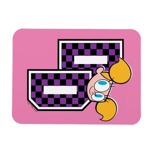 Dee Dee Athletic Letters Graphic Magneet (Horizontaal)