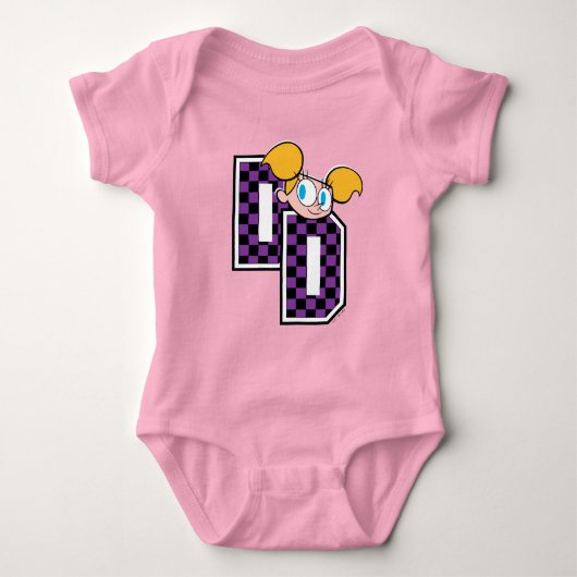 Dee Dee Athletic Letters Graphic Romper (Voorkant)