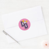 Dee Dee Athletic Letters Graphic Ronde Sticker (Envelop)