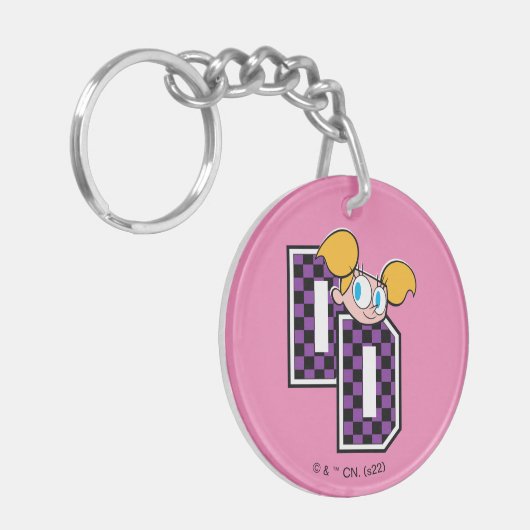 Dee Dee Athletic Letters Graphic Sleutelhanger (Voorkant Links)