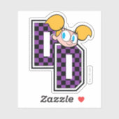 Dee Dee Athletic Letters Graphic Sticker (Vel)