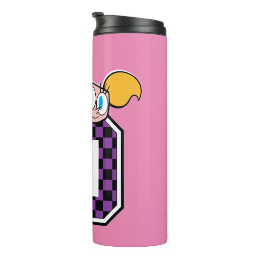 Dee Dee Athletic Letters Graphic Thermosbeker (Geroteerd rechts)