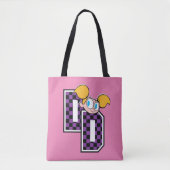 Dee Dee Athletic Letters Graphic Tote Bag (Voorkant)