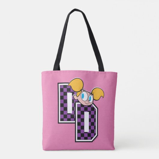 Dee Dee Athletic Letters Graphic Tote Bag (Achterkant)