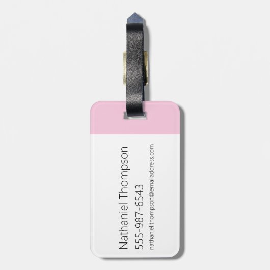 Dee Dee - I Love Unicorns Bagagelabel (Achterkant verticaal)