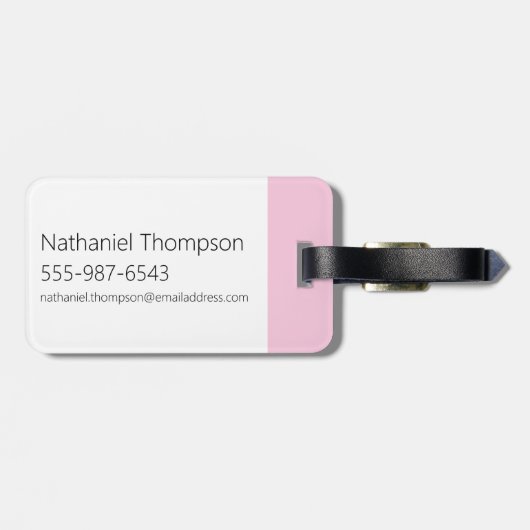 Dee Dee - I Love Unicorns Bagagelabel (Achterkant horizontaal)