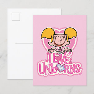 Dee Dee - I Love Unicorns Briefkaart