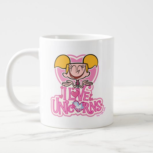 Dee Dee - I Love Unicorns Grote Koffiekop (Links)