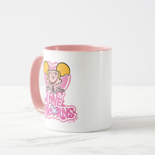 Dee Dee - I Love Unicorns Mok (Voorkant links)