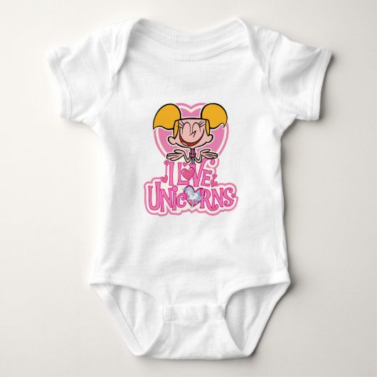 Dee Dee - I Love Unicorns Romper (Voorkant)