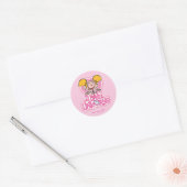 Dee Dee - I Love Unicorns Ronde Sticker (Envelop)