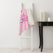 Dee Dee - I Love Unicorns Sherpa Deken (In situ)