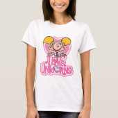 Dee Dee - I Love Unicorns T-shirt (Voorkant)